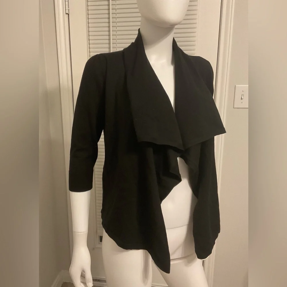 WHBM open front drop cardigan…3/4 sleeve SZ -S